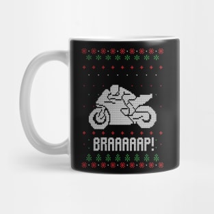 Merry Christmas Motorbike Xmas Gift Ugly Mug